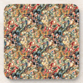 Abstrakte Art Beauty Coaster Getränkeuntersetzer (Vorderseite)
