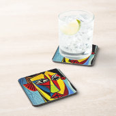 Abstrakte Art Beauty Coaster Getränkeuntersetzer (Rechte Seite)