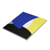 Abstrakte Art Blau Fliese (Seite)