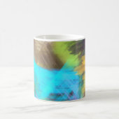 Abstrakte Art Brushstrikes Kaffee Tasse (Mittel)