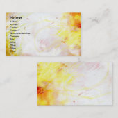 Abstrakte Art Business Cards Visitenkarte (Vorne/Hinten)