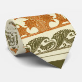 Abstrakte Art Deco Handsome Blätter Nature Design Krawatte (Gerollt)