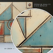 Abstrakte Art Deco Symmetrie Fliese