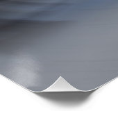 Abstrakte Art des Fließens Poster (Ecke)