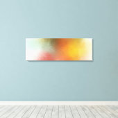 Abstrakte Art Gelb Rot Rosa Blau Lila Leinwanddruck (Insitu (Holzboden))