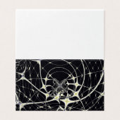 Abstrakte Art Golden Spiderweb (Außenseite Aufgefaltet)
