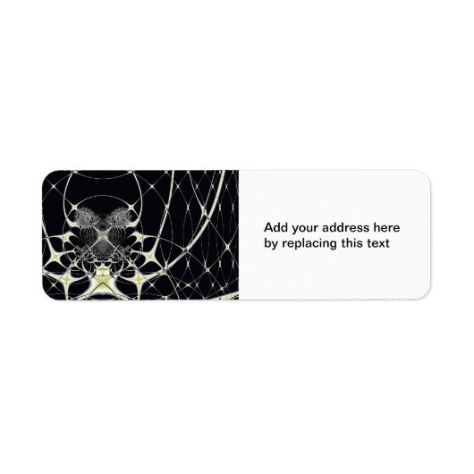 Abstrakte Art Golden Spiderweb (Vorne)