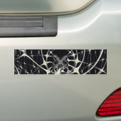 Abstrakte Art Golden Spiderweb Autoaufkleber (Auf Auto)