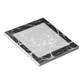 Abstrakte Art Golden Spiderweb Notizblock (angewinkelt)