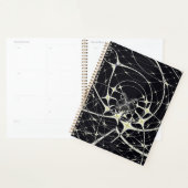 Abstrakte Art Golden Spiderweb Planer (Anzeige)