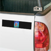 Abstrakte Art Junk Boote gegen Deep Blue Sky Autoaufkleber (Auf Lkw)