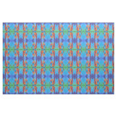 Abstrakte Art Junk Boote gegen Deep Blue Sky Stoff (Yard (91,4 cm))