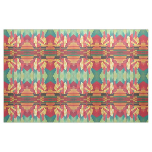 Abstrakte Art Junk Boote gegen Deep Blue Sky Stoff (Fat Quarter (45,7 x 55,9 cm))