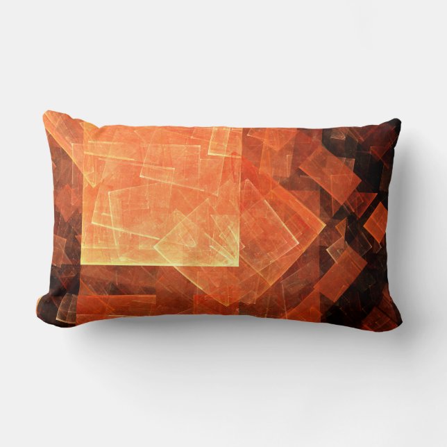 Abstrakte Art Lumbar Kissen (Vorderseite)