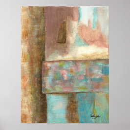 Abstrakte Art Malerei Pastel Fantasy Hotel Colorad Poster