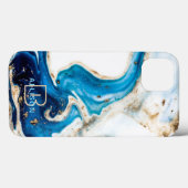 Abstrakte Art Monogram Case-Mate iPhone Hülle (Rückseite (Horizontal))