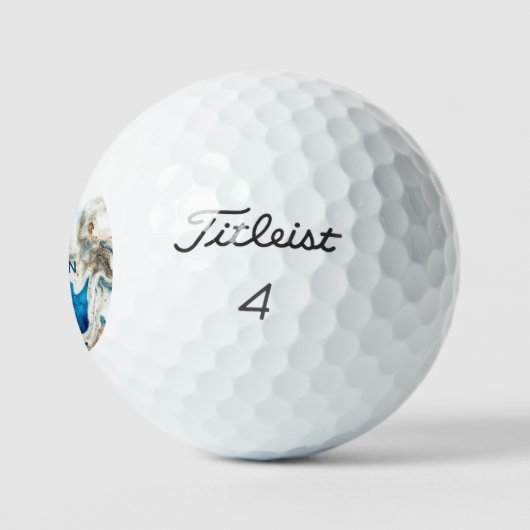 Abstrakte Art Monogram Golfball (Logo)