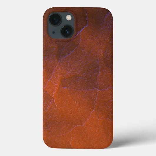 Abstrakte Art Orange Blue Case-Mate iPhone Hülle (Rückseite)
