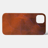 Abstrakte Art Orange Blue Case-Mate iPhone Hülle (Rückseite (Horizontal))