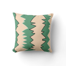 Abstrakte Art Pale Beige Koralle Pink Green