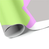 Abstrakte Art Pastel Coral Pink Grau Muster Geschenkpapier (Rolleneckpunkt)
