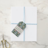 Abstrakte Art Personalisierte Geschenketags Geschenkanhänger (Mit Garn)