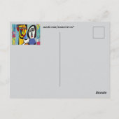 Abstrakte Art Postkarte (Rückseite)