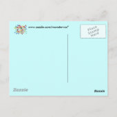 Abstrakte Art Postkarte (Rückseite)