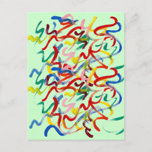 Abstrakte Art Postkarte