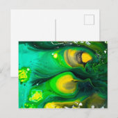 Abstrakte Art Postkarte (Vorne/Hinten)