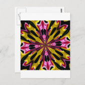 ABSTRAKTE ART POSTKARTE (Vorne/Hinten)