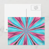 ABSTRAKTE ART POSTKARTE (Vorne/Hinten)