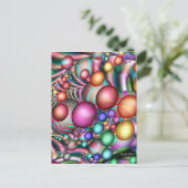 ABSTRAKTE ART POSTKARTE (Stehend Vorderseite)