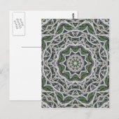 ABSTRAKTE ART POSTKARTE (Vorne/Hinten)