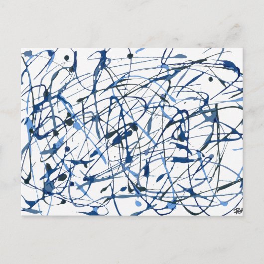 Abstrakte Art Postkarten (Vorderseite)