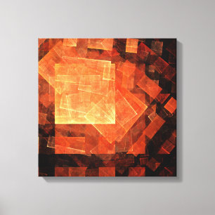 Abstrakte Art Quad Canvas Print Leinwanddruck