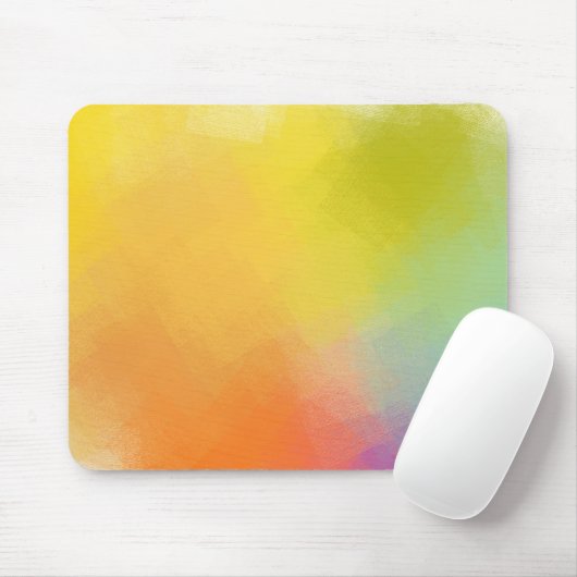Abstrakte Art Rosa Rosa Grün Mousepad (Mit Mouse)