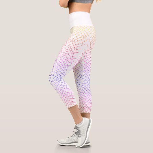 Abstrakte Art Sketch Lines Curves Leggings (Links)