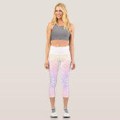 Abstrakte Art Sketch Lines Curves Leggings (Vorderseite)