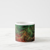 Abstrakte Art Space Fire Espressotasse (Vorderseite)