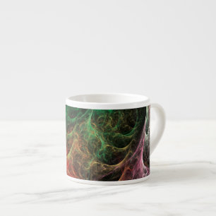 Abstrakte Art Space Fire Espressotasse
