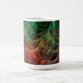 Abstrakte Art Space Fire Kaffeetasse (Mittel)