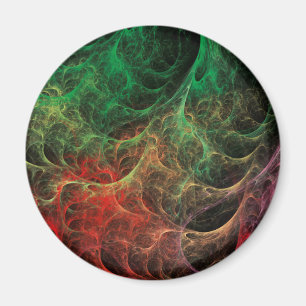 Abstrakte Art Space Fire Magnet