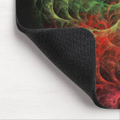 Abstrakte Art Space Fire Mousepad (Ecke)