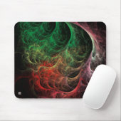 Abstrakte Art Space Fire Mousepad (Mit Mouse)