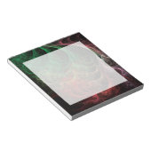 Abstrakte Art Space Fire Notizblock (angewinkelt)