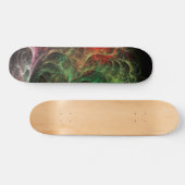 Abstrakte Art Space Fire Skateboard (Horizontal)