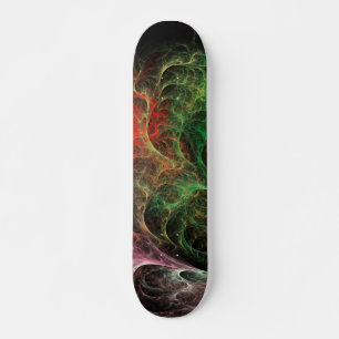 Abstrakte Art Space Fire Skateboard