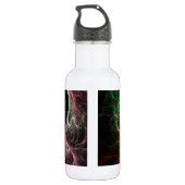 Abstrakte Art Space Fire Trinkflasche (Rückseite)