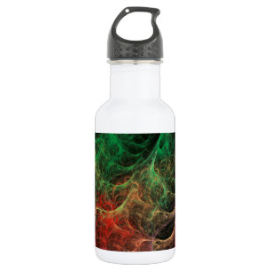 Abstrakte Art Space Fire Trinkflasche
